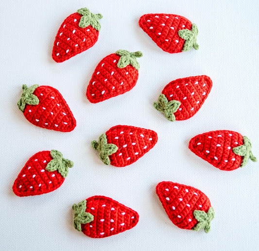 Kawai Strawberry Hair Clips