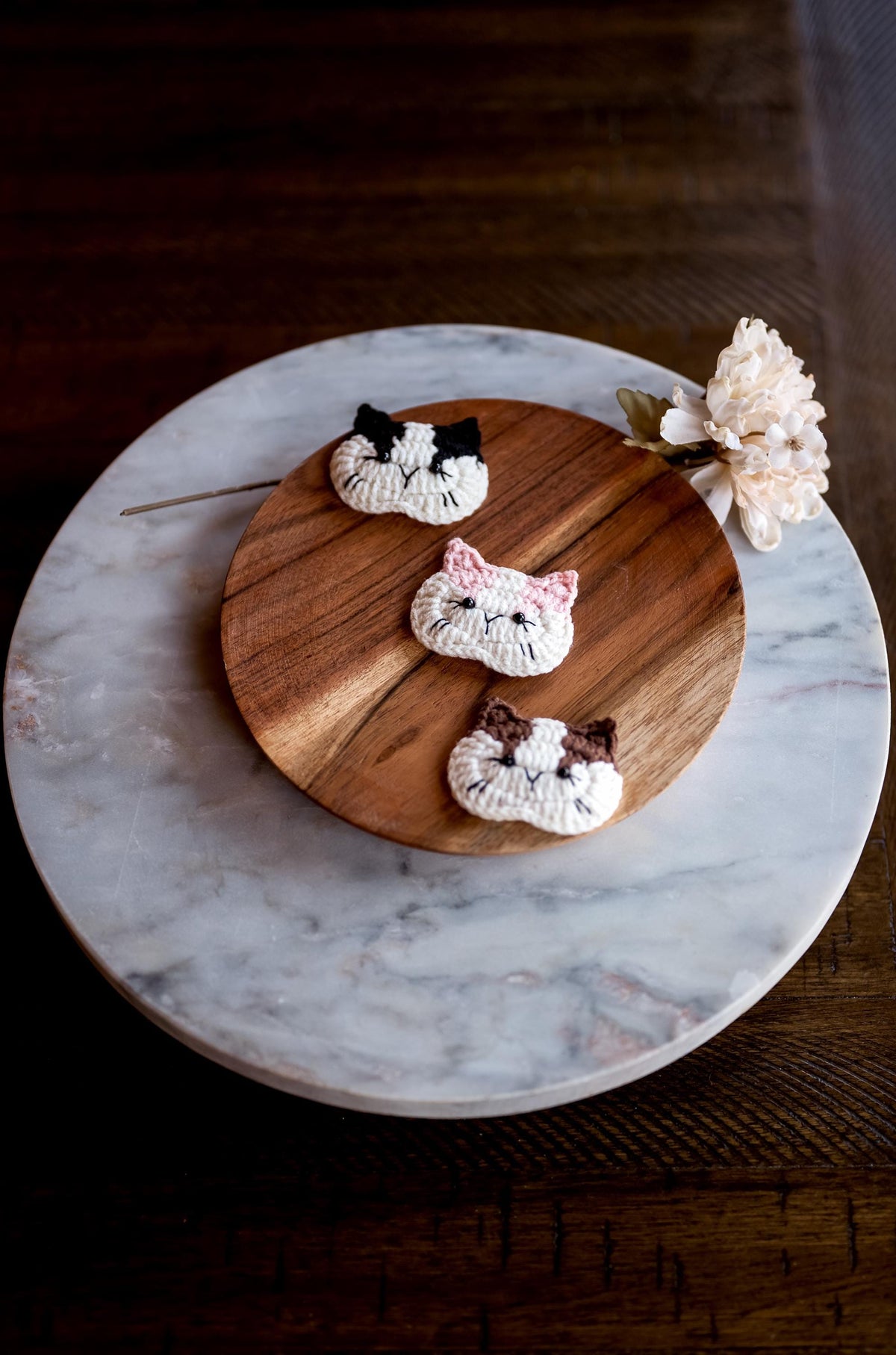 Cat Hair Clip Cat Hair Snap Kitty Hair Clip Animal Hair Clip Kitty Hair Barrettes Chinese Cat Hair Clip Crochet Hair Clip Cute Toddler Gift