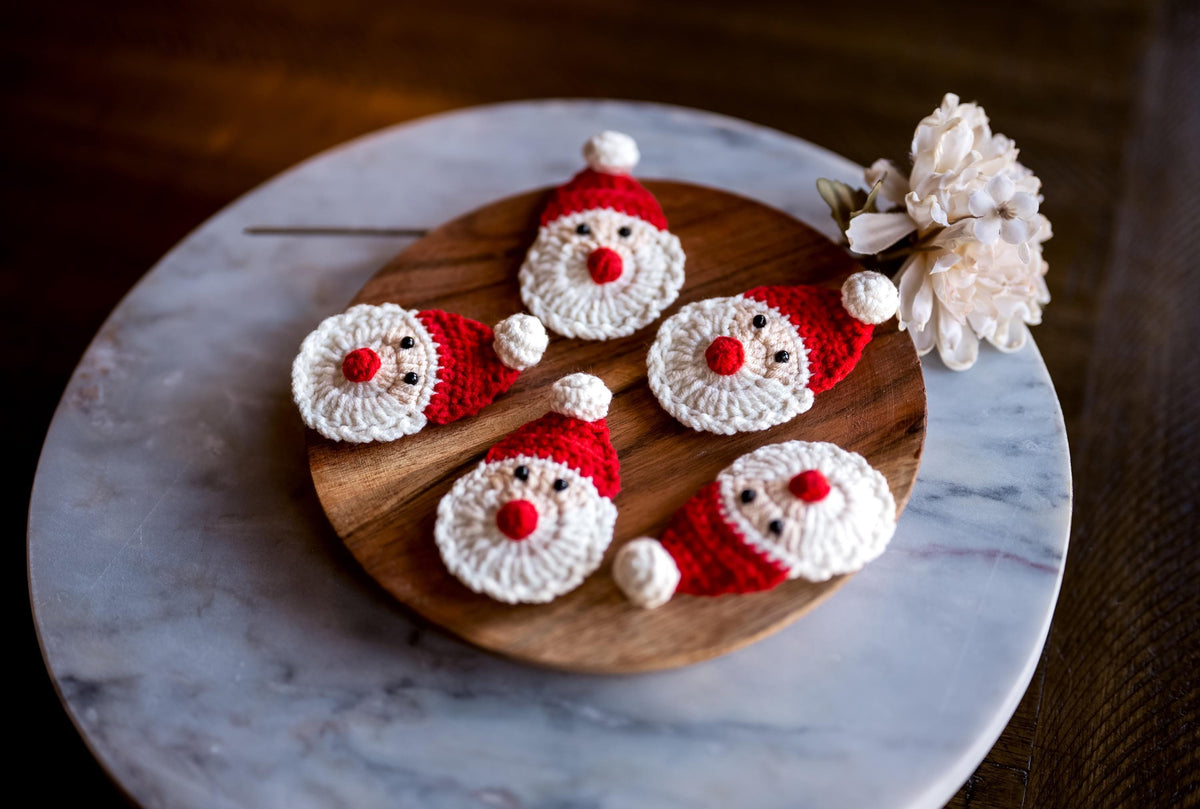 Santa Hair Clip Christmas Hair Clip Santa Hair Snap Christmas Hair Barrette Santa Hair Snap Christmas Themed Hair Clip Kid Stocking Stuffer