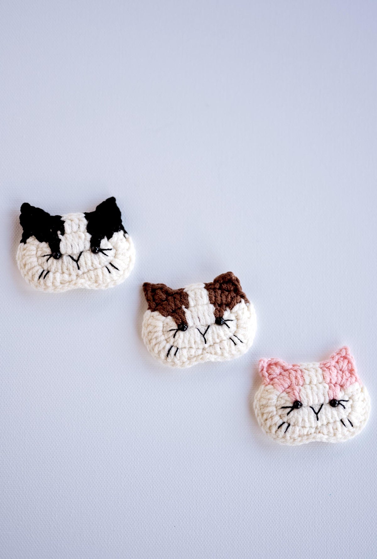 Cat Hair Clip Cat Hair Snap Kitty Hair Clip Animal Hair Clip Kitty Hair Barrettes Chinese Cat Hair Clip Crochet Hair Clip Cute Toddler Gift