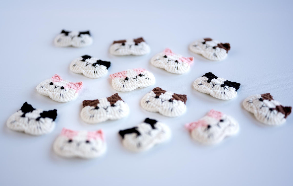 Cat Hair Clip Cat Hair Snap Kitty Hair Clip Animal Hair Clip Kitty Hair Barrettes Chinese Cat Hair Clip Crochet Hair Clip Cute Toddler Gift