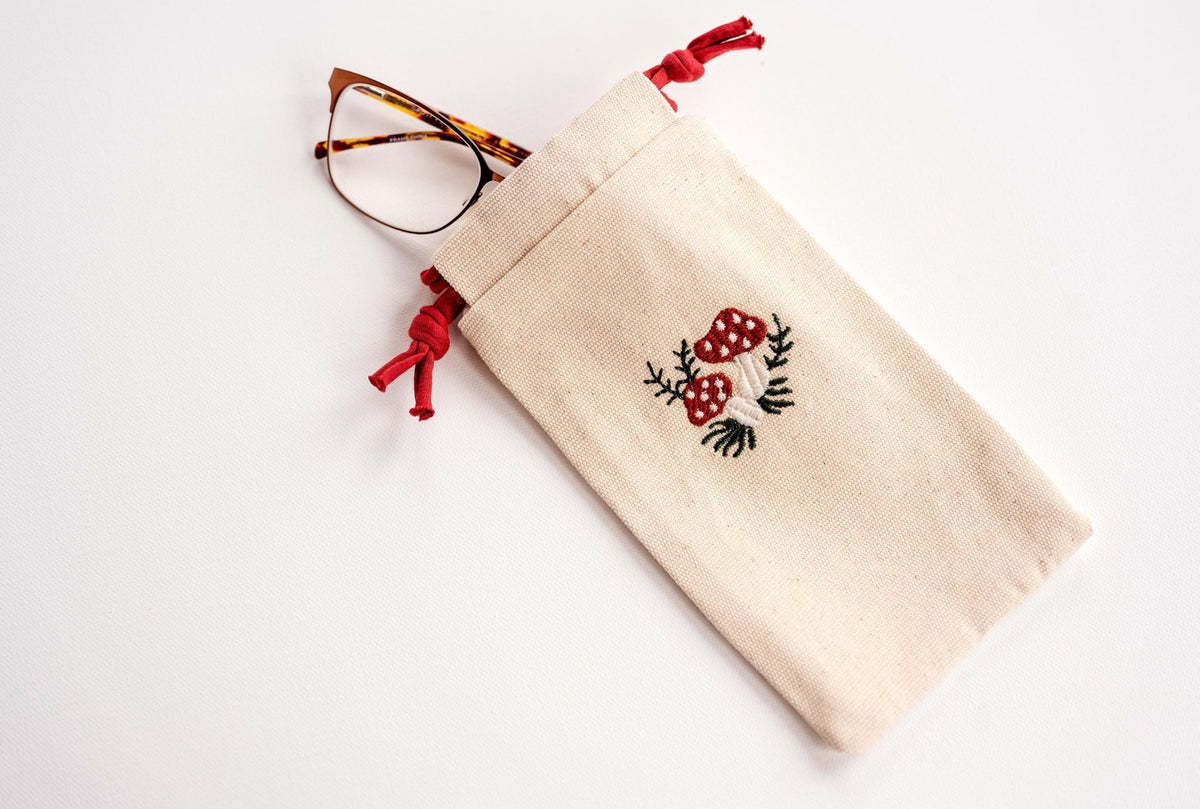 Mushroom Eyeglass Case - Hemsin Atelier