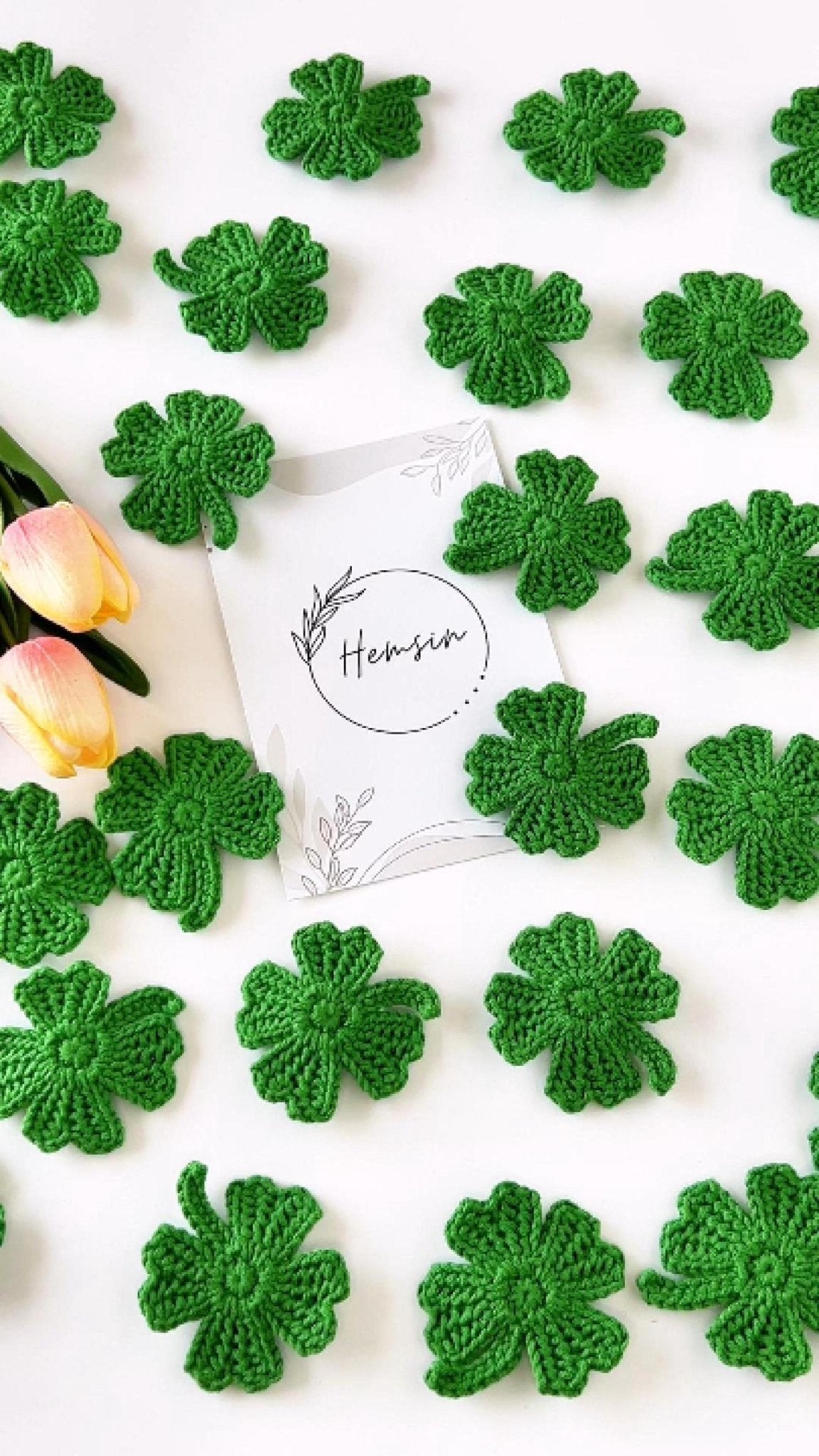 Shamrock Hair Clips - Hemsin Atelier