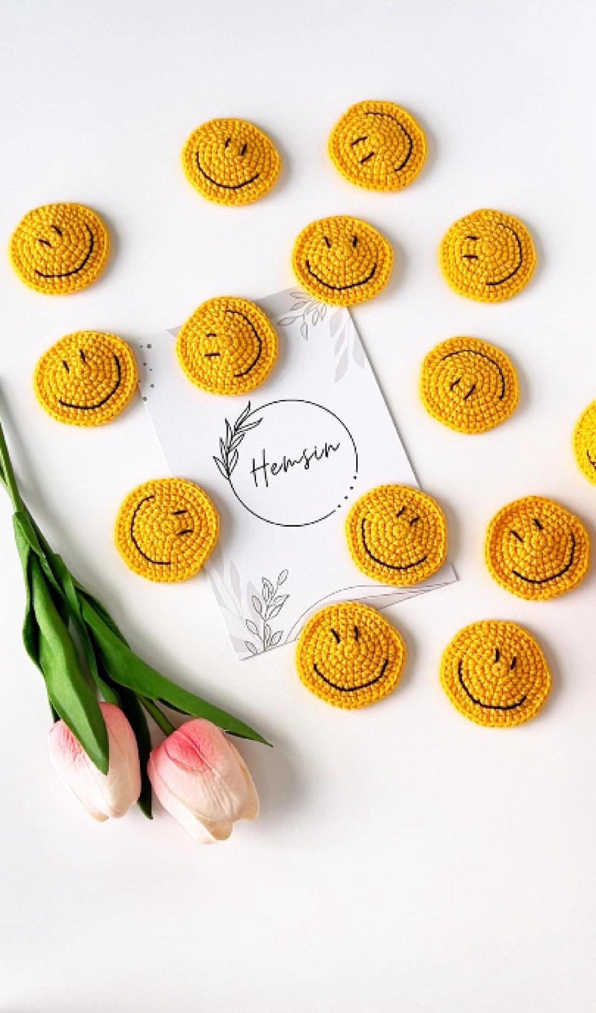 Smiling Face Hair Clip - Hemsin Atelier