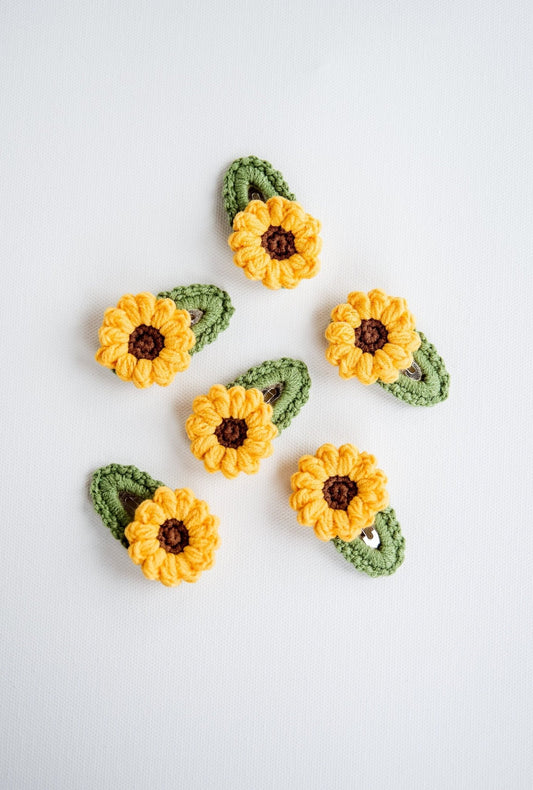 Sunflower Hair Clips - Hemsin Atelier