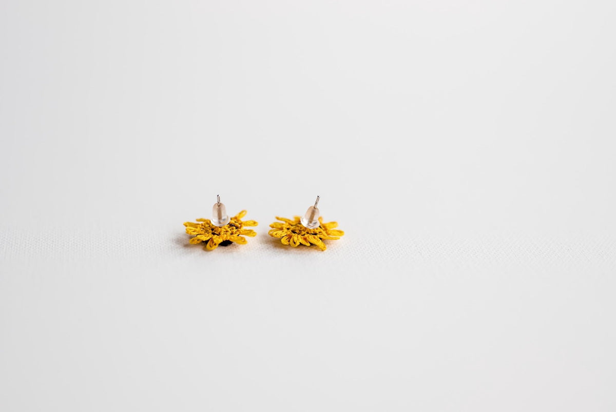 Sunflower Stud Earrings - Hemsin Atelier
