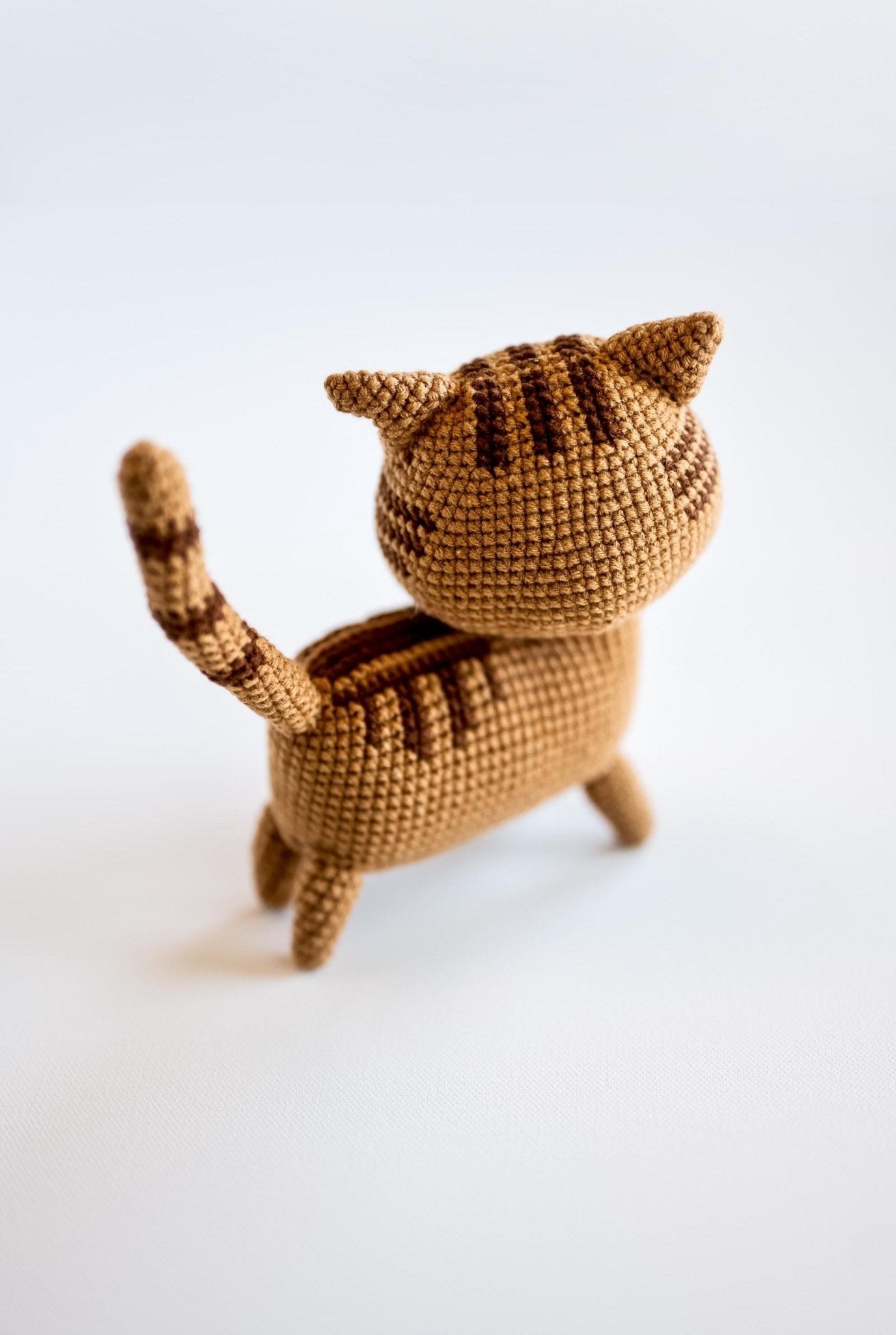 Toy Toddler Toy Gift Cat Toy Stuffed Cat Toy Crochet Toy Animal Toy Cute Plush Cat Kawai Toy Montessori Toy Amigurumi Toy Sensory Toy Gift - Hemsin Atelier