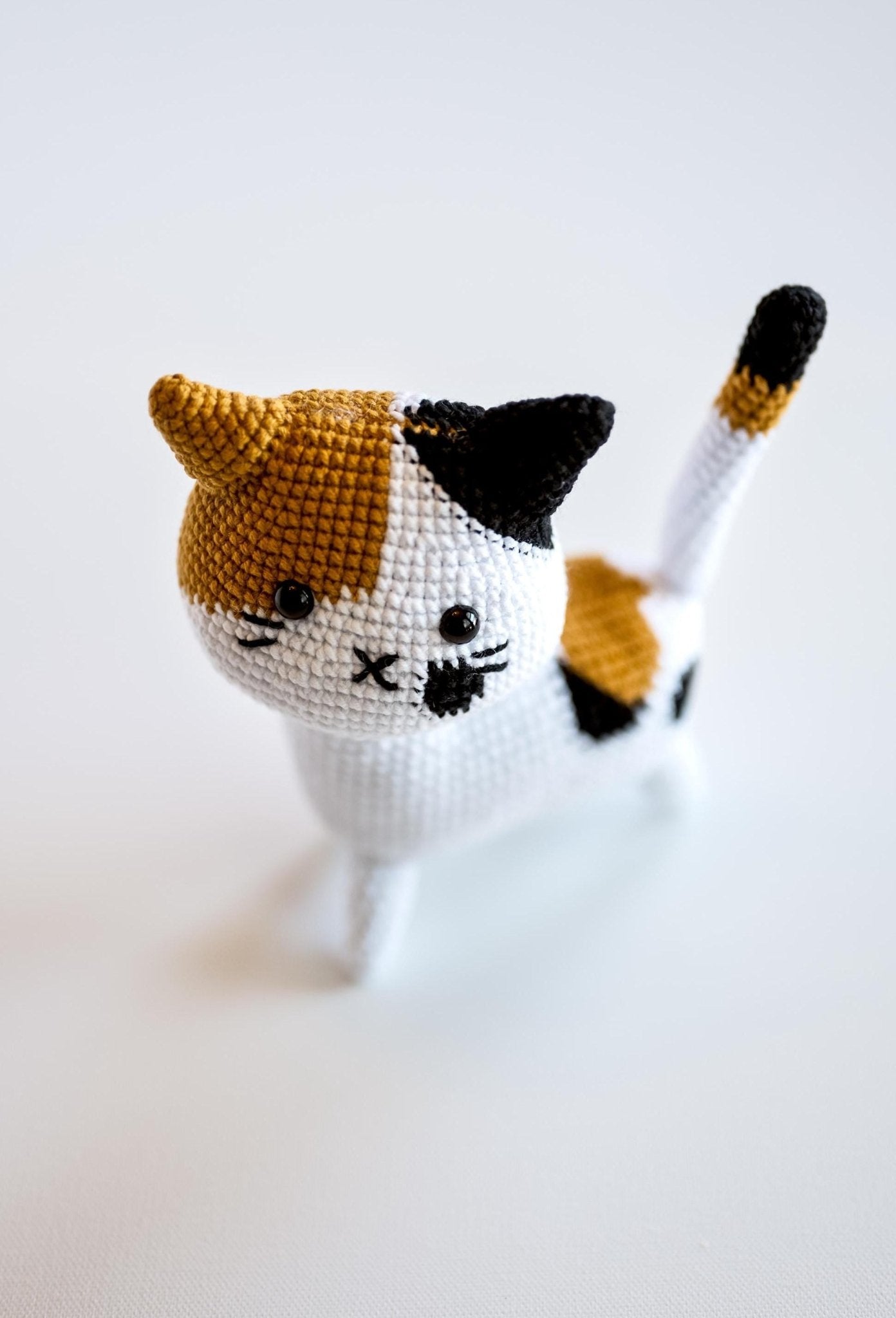 Toy Toddler Toy Gift Cat Toy Stuffed Cat Toy Crochet Toy Animal Toy Cute Plush Cat Kawai Toy Montessori Toy Amigurumi Toy Sensory Toy Gift - Hemsin Atelier