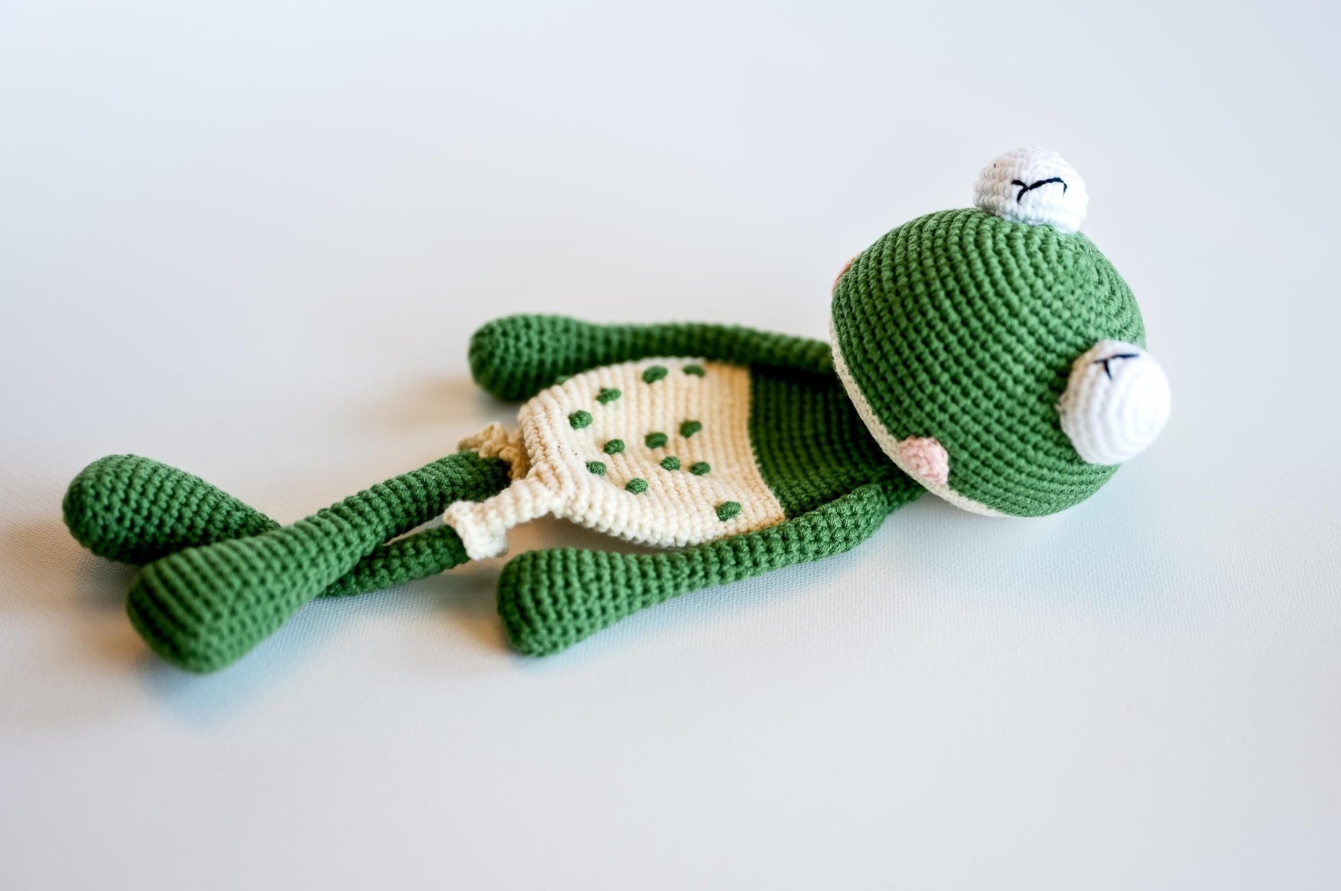 Toy Toddler Toy Gift Frog Toy Stuffed Frog Toy Crochet Toy Animal Toy Cute Plush Frog Kawai Montessori Toy Amigurumi Toy Sensory Toy Gift - Hemsin Atelier