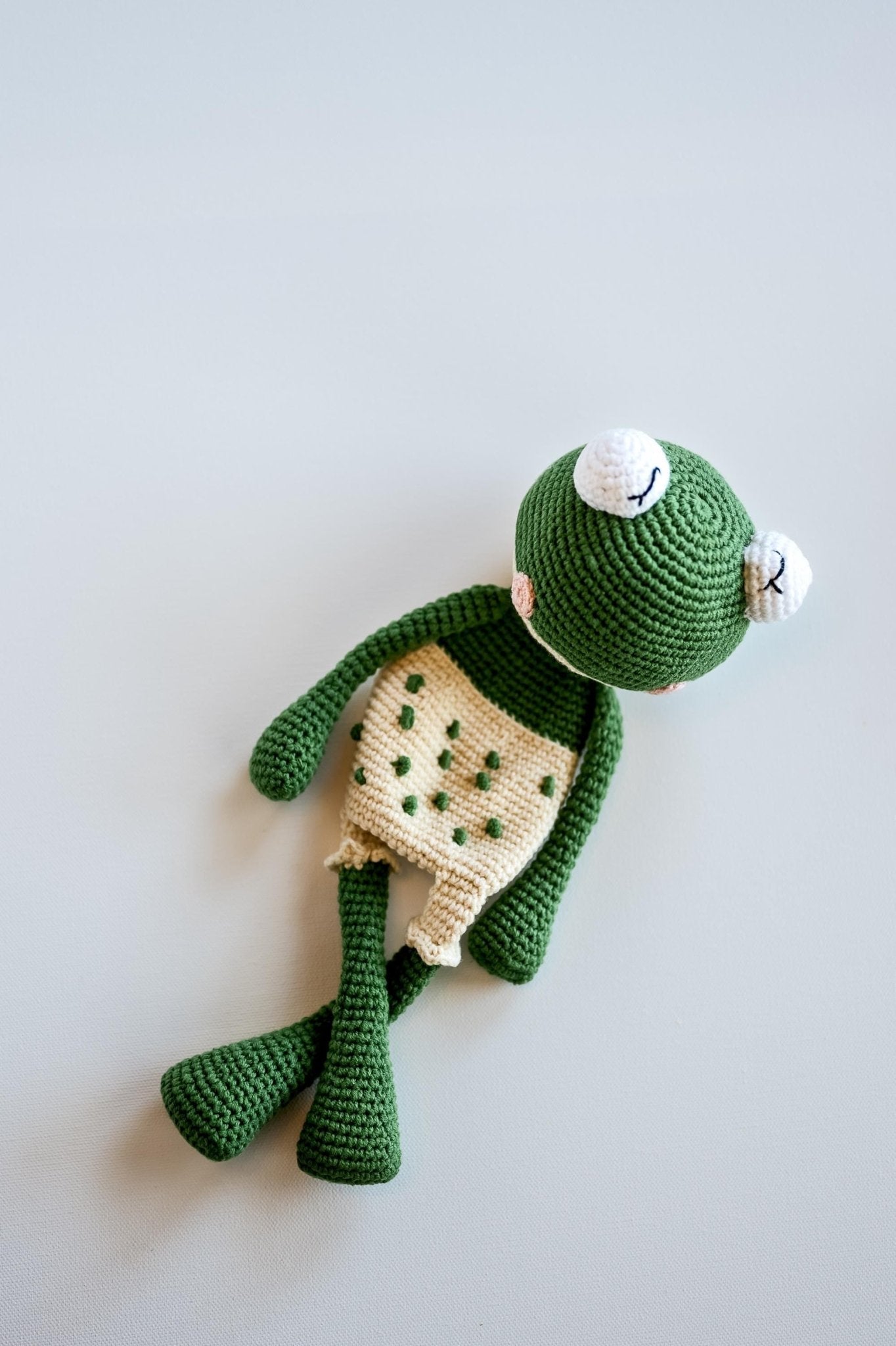 Toy Toddler Toy Gift Frog Toy Stuffed Frog Toy Crochet Toy Animal Toy Cute Plush Frog Kawai Montessori Toy Amigurumi Toy Sensory Toy Gift - Hemsin Atelier