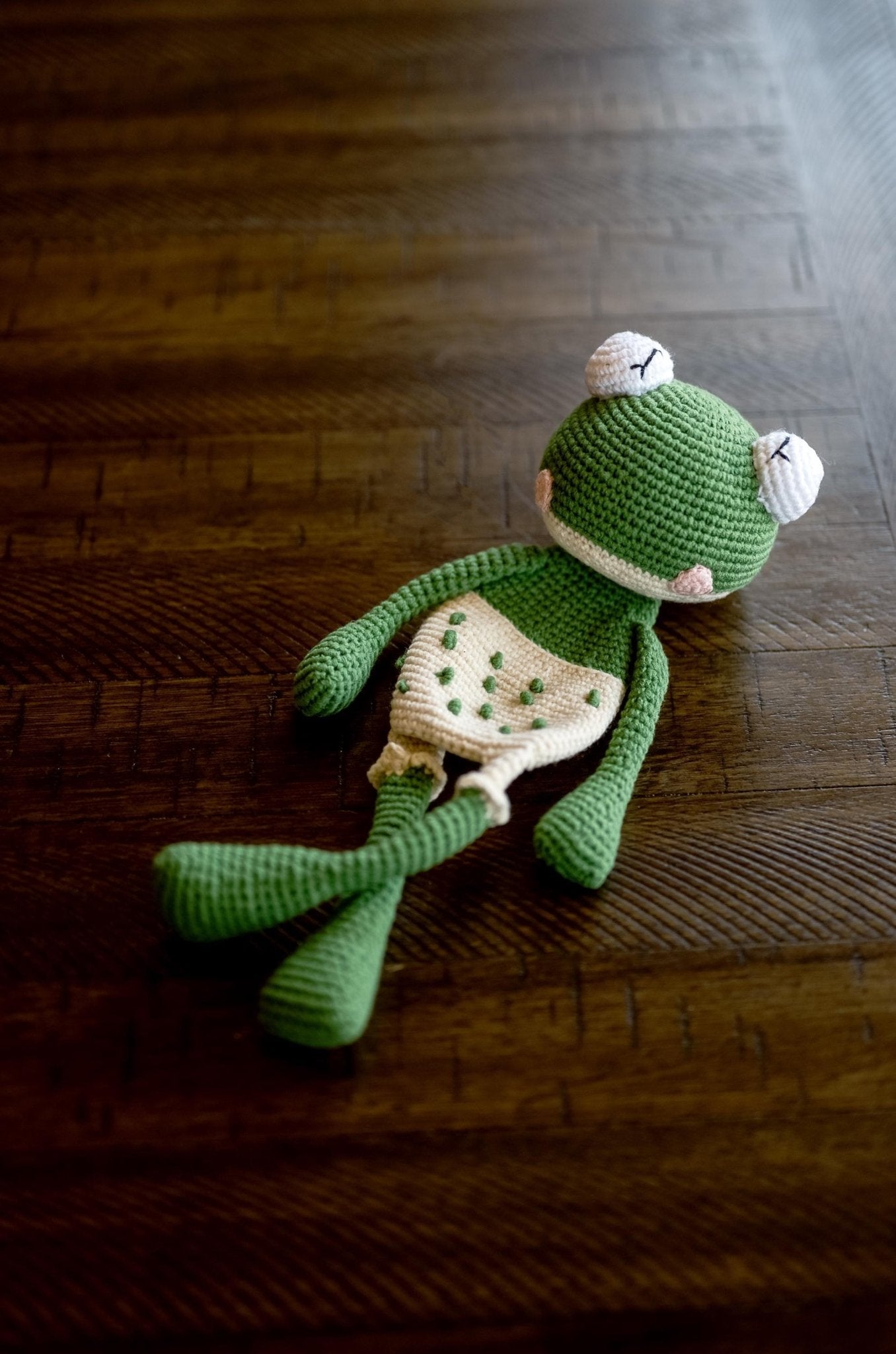 Toy Toddler Toy Gift Frog Toy Stuffed Frog Toy Crochet Toy Animal Toy Cute Plush Frog Kawai Montessori Toy Amigurumi Toy Sensory Toy Gift - Hemsin Atelier