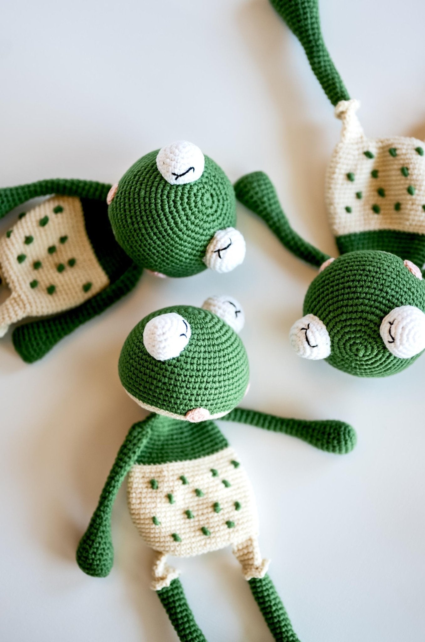 Toy Toddler Toy Gift Frog Toy Stuffed Frog Toy Crochet Toy Animal Toy Cute Plush Frog Kawai Montessori Toy Amigurumi Toy Sensory Toy Gift - Hemsin Atelier