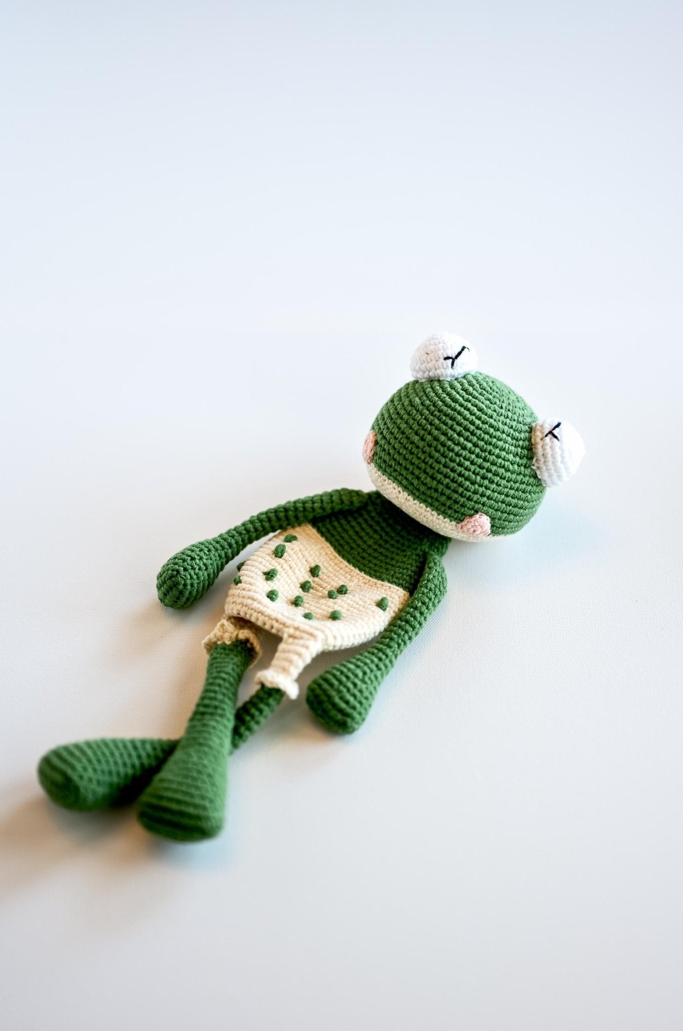 Toy Toddler Toy Gift Frog Toy Stuffed Frog Toy Crochet Toy Animal Toy Cute Plush Frog Kawai Montessori Toy Amigurumi Toy Sensory Toy Gift - Hemsin Atelier