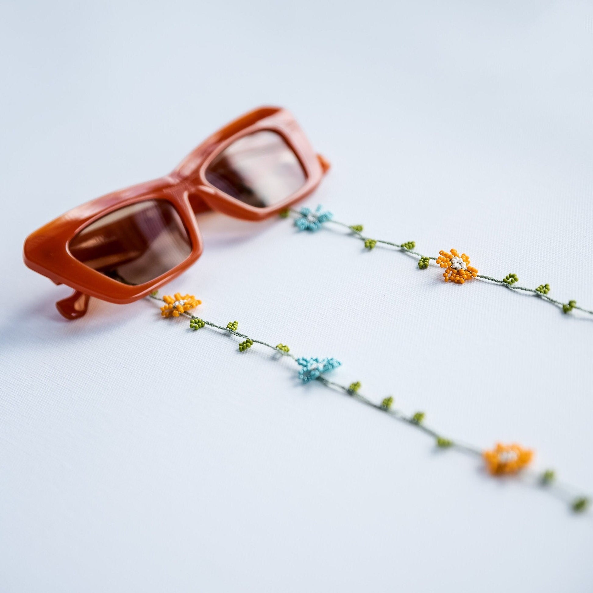 Beaded Eyeglass Chain - Hemsin Atelier