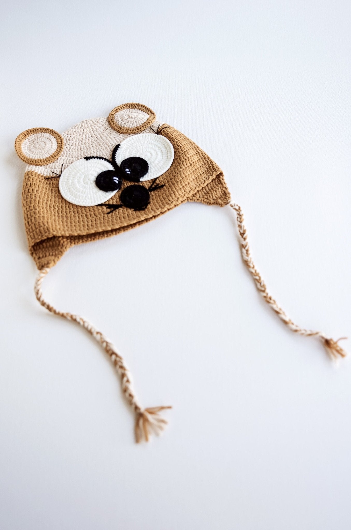 Bear Earflap Kids Hat - Hemsin Atelier