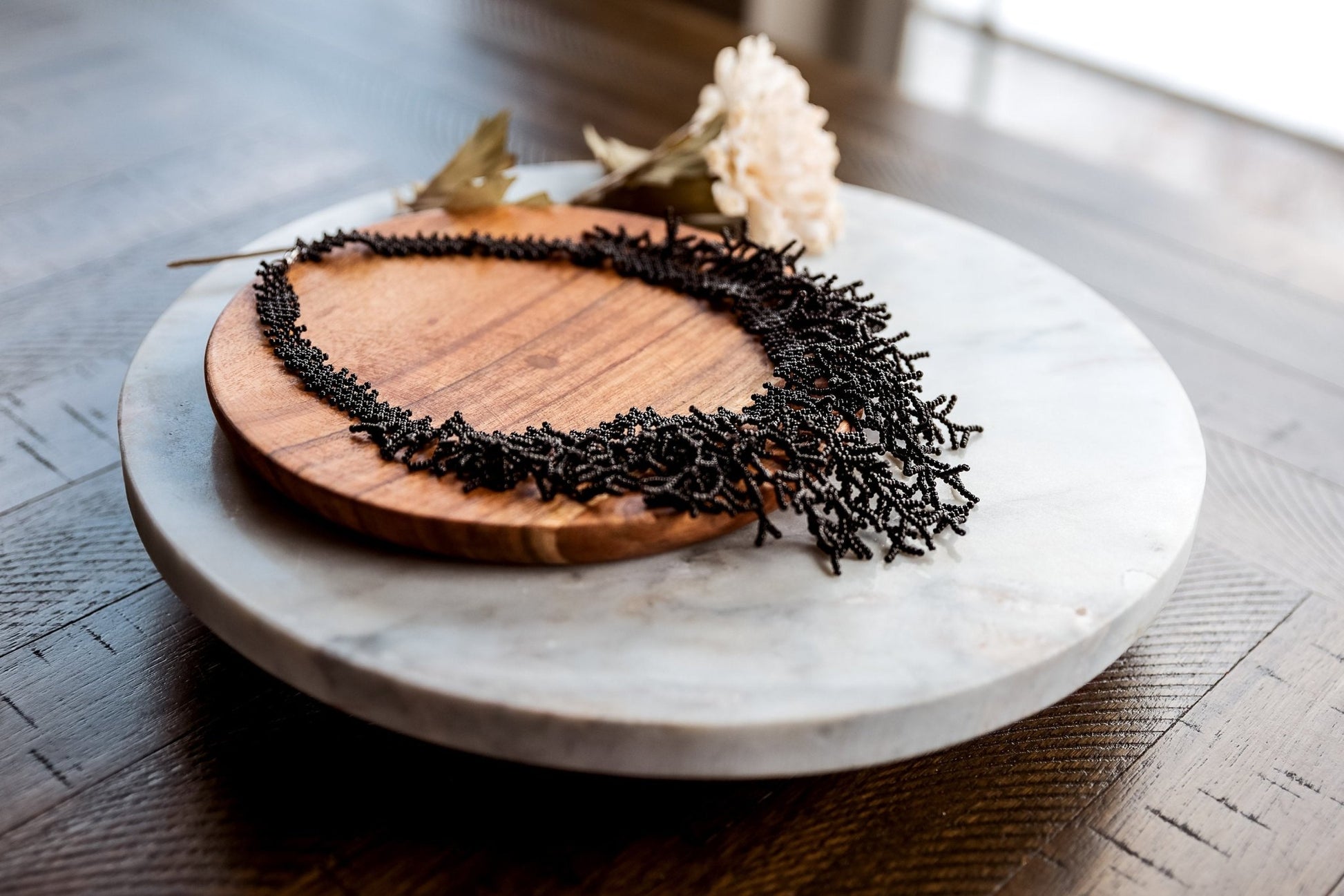 Black Coral Necklace - Hemsin Atelier