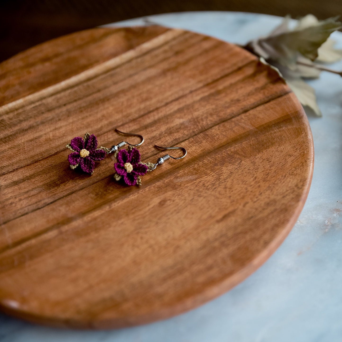 Boho Floral Earrings - Hemsin Atelier