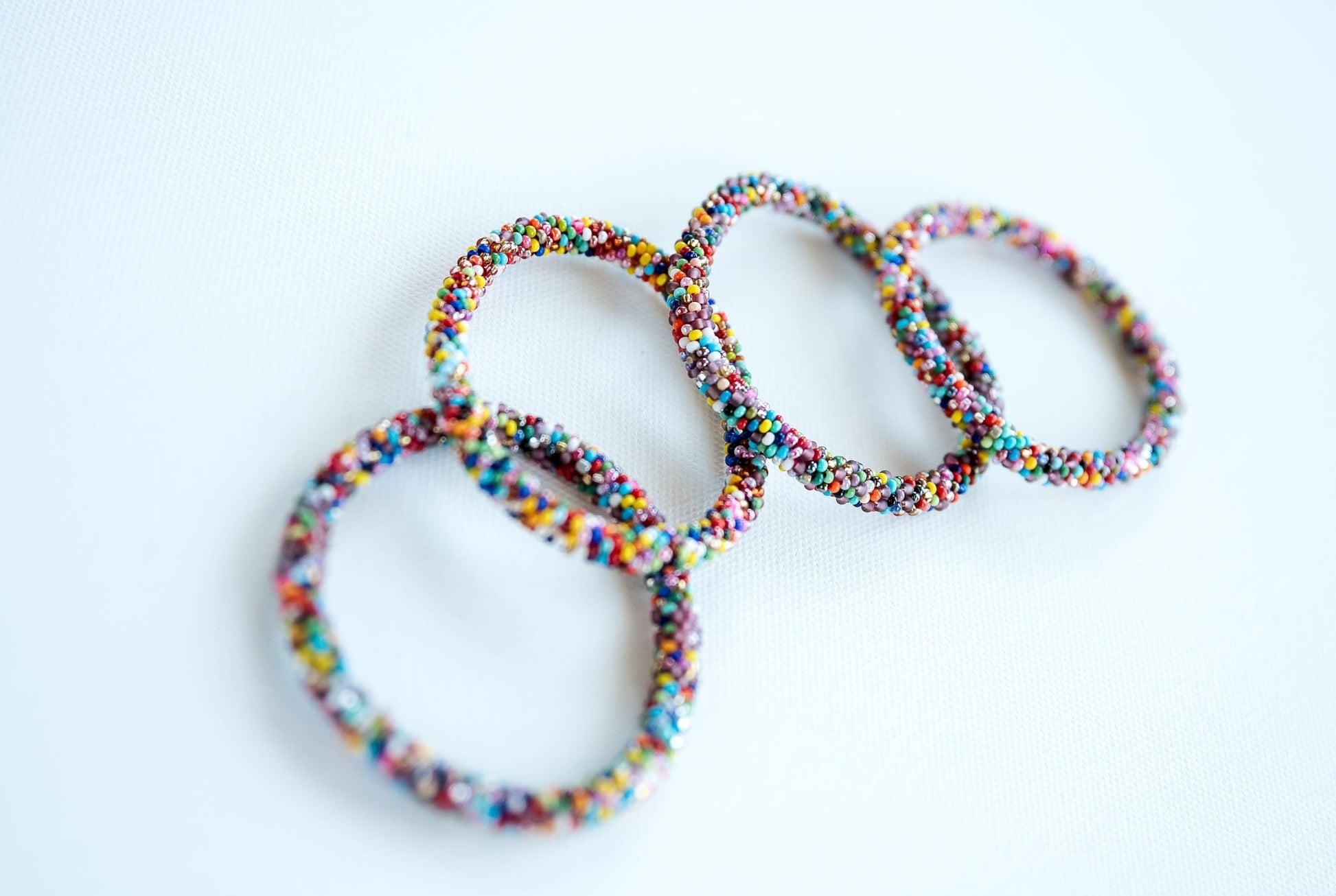 Colorful Modern Stackable Bracelet - Hemsin Atelier