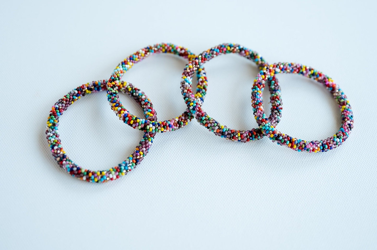 Colorful Modern Stackable Bracelet - Hemsin Atelier