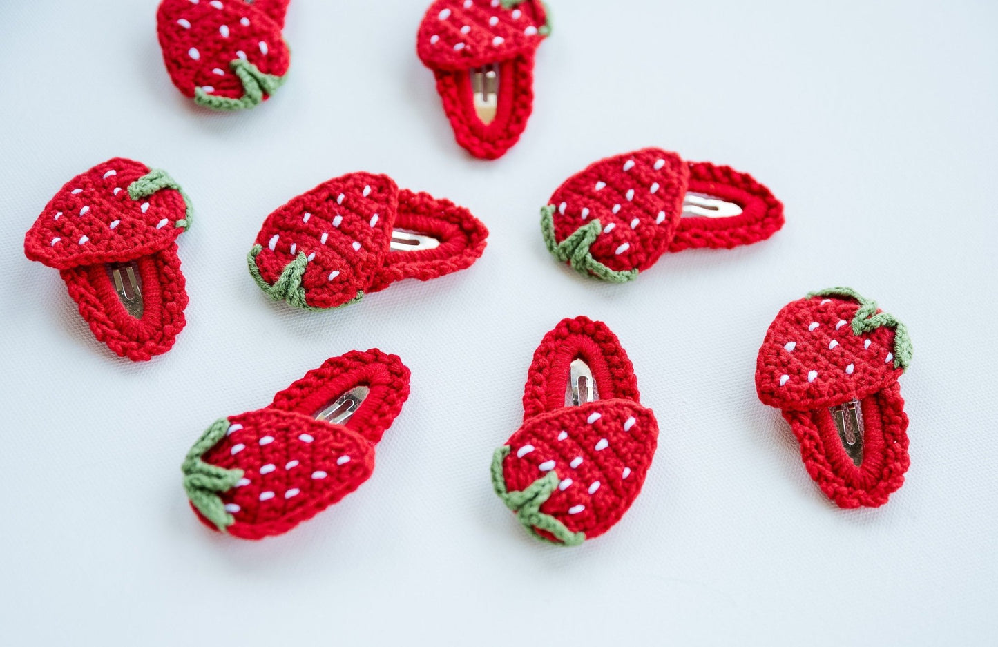 Cute Strawberry Hair Snaps - Hemsin Atelier