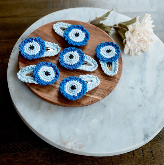 Evil Eye Hair Clips - Hemsin Atelier