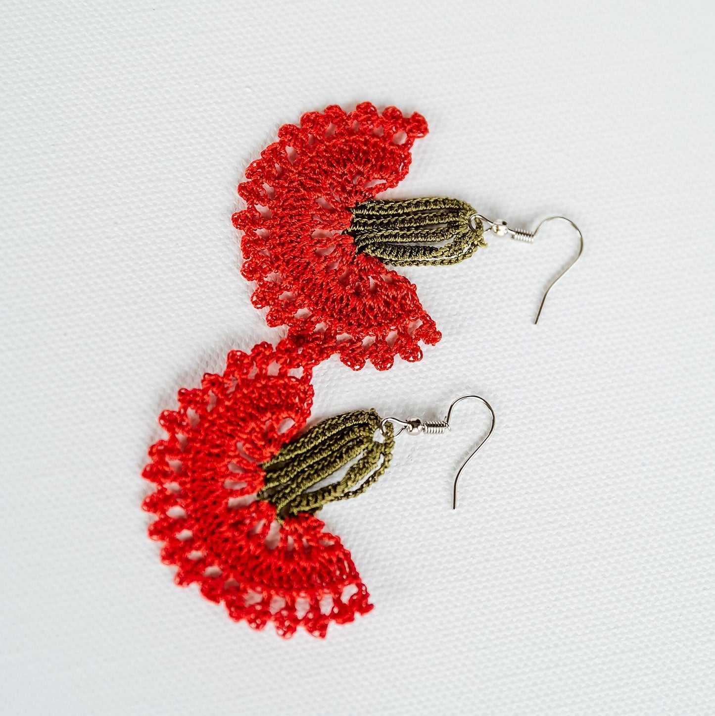 Floral Crochet Earrings - Hemsin Atelier