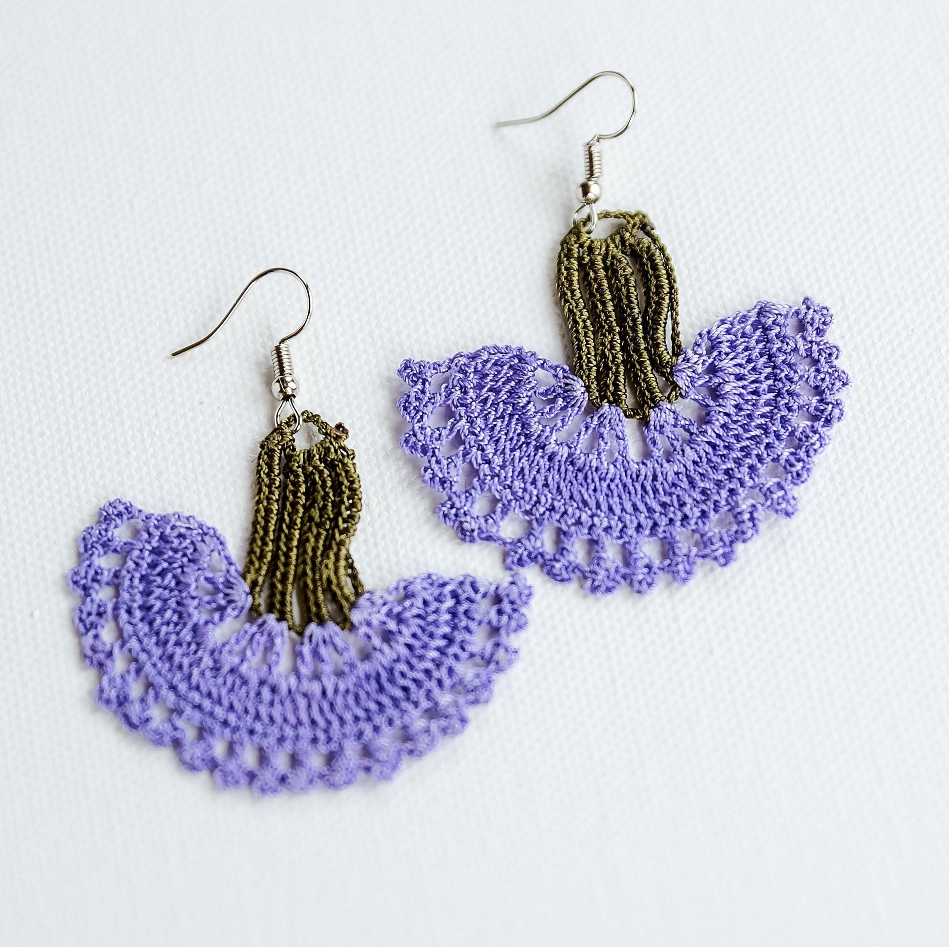 Floral Crochet Earrings - Hemsin Atelier