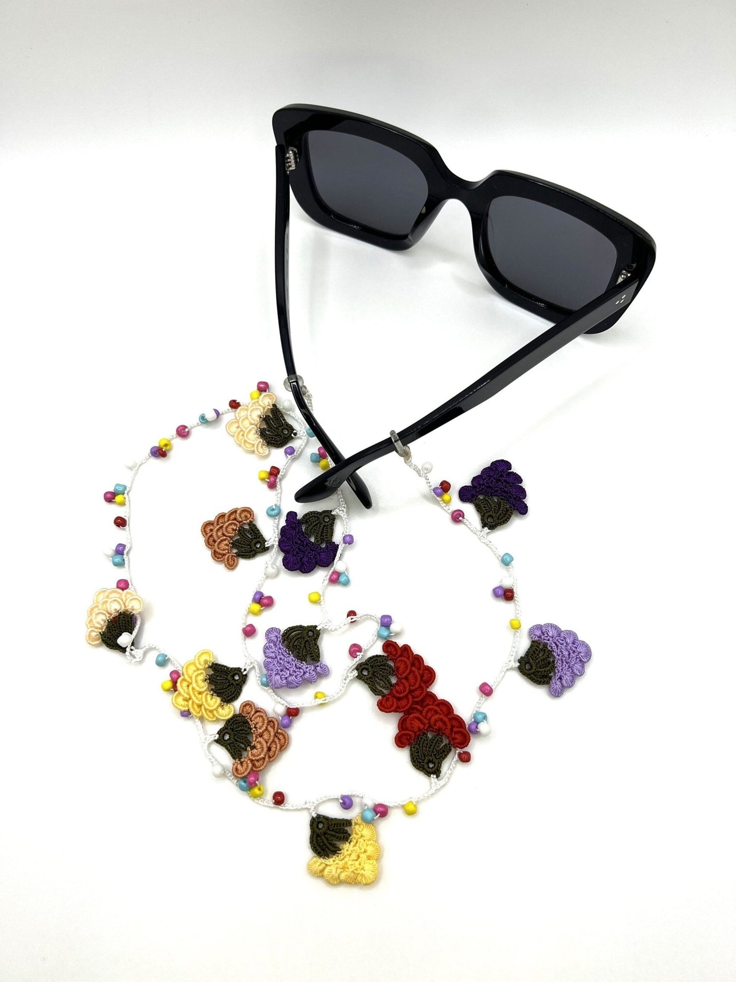 Floral Eyeglass Chain - Hemsin Atelier