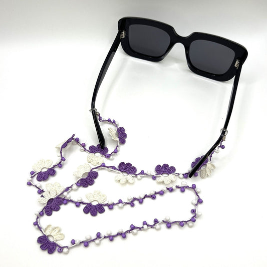 Floral Eyeglass Chain - Hemsin Atelier