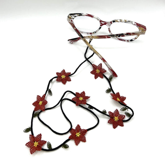 Floral Eyeglass Chain - Hemsin Atelier
