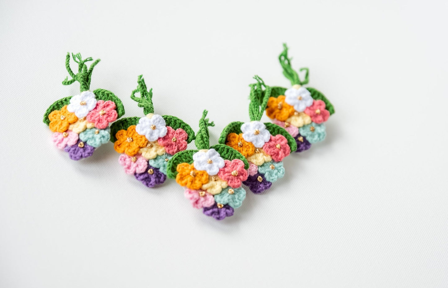 Floral Hair Clips - Hemsin Atelier