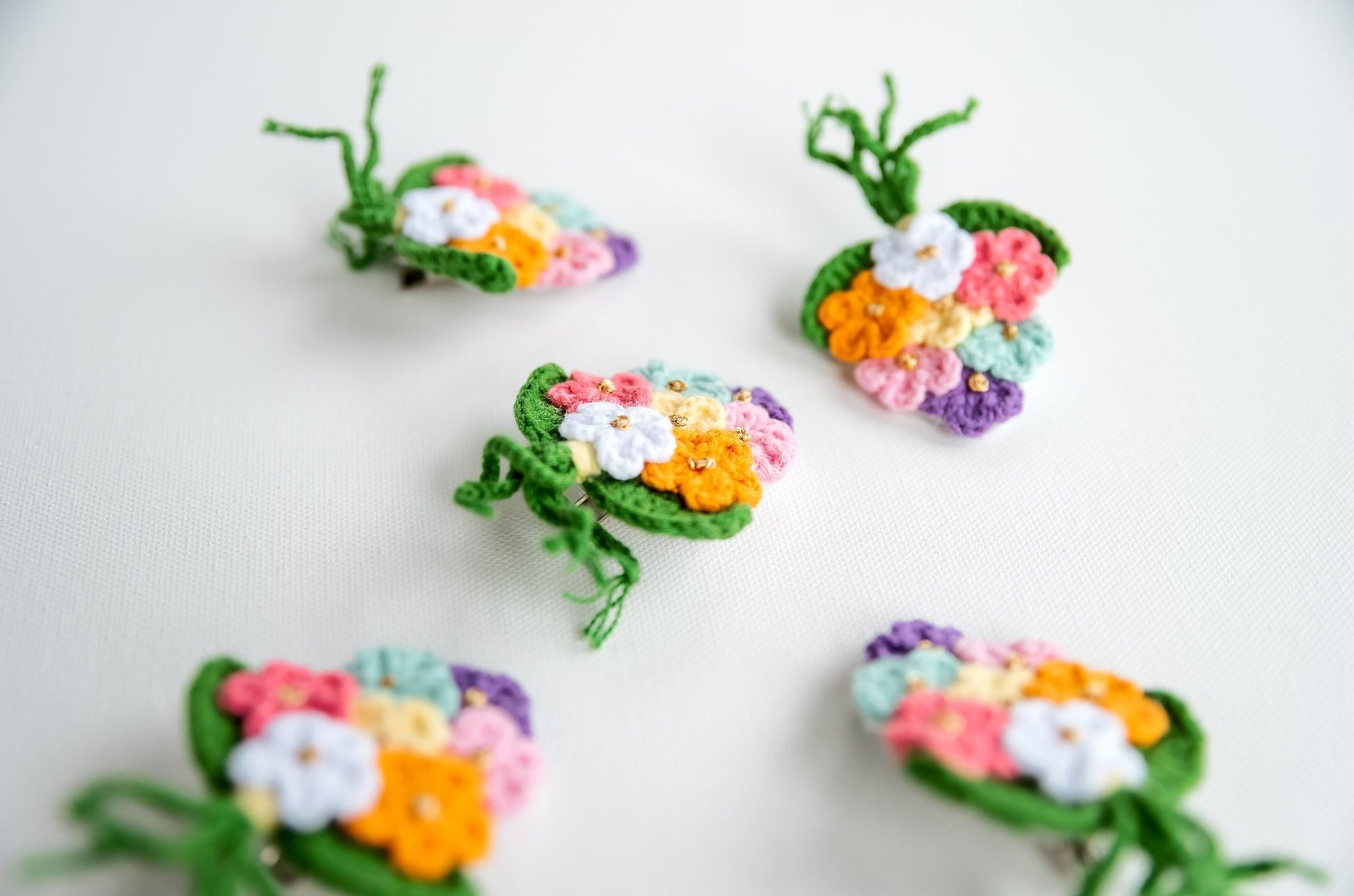 Floral Hair Clips - Hemsin Atelier