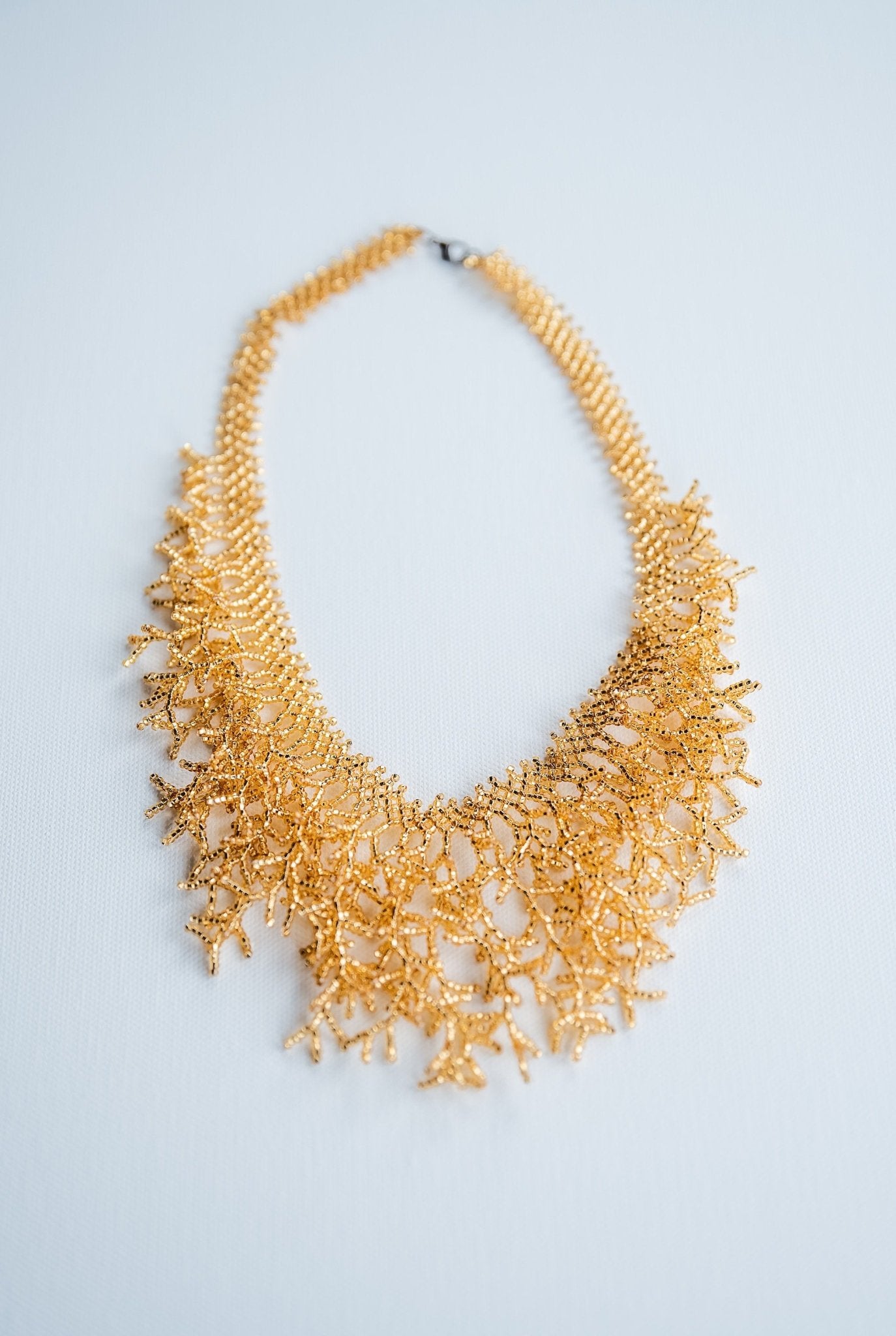 Gold Coral Necklace - Hemsin Atelier