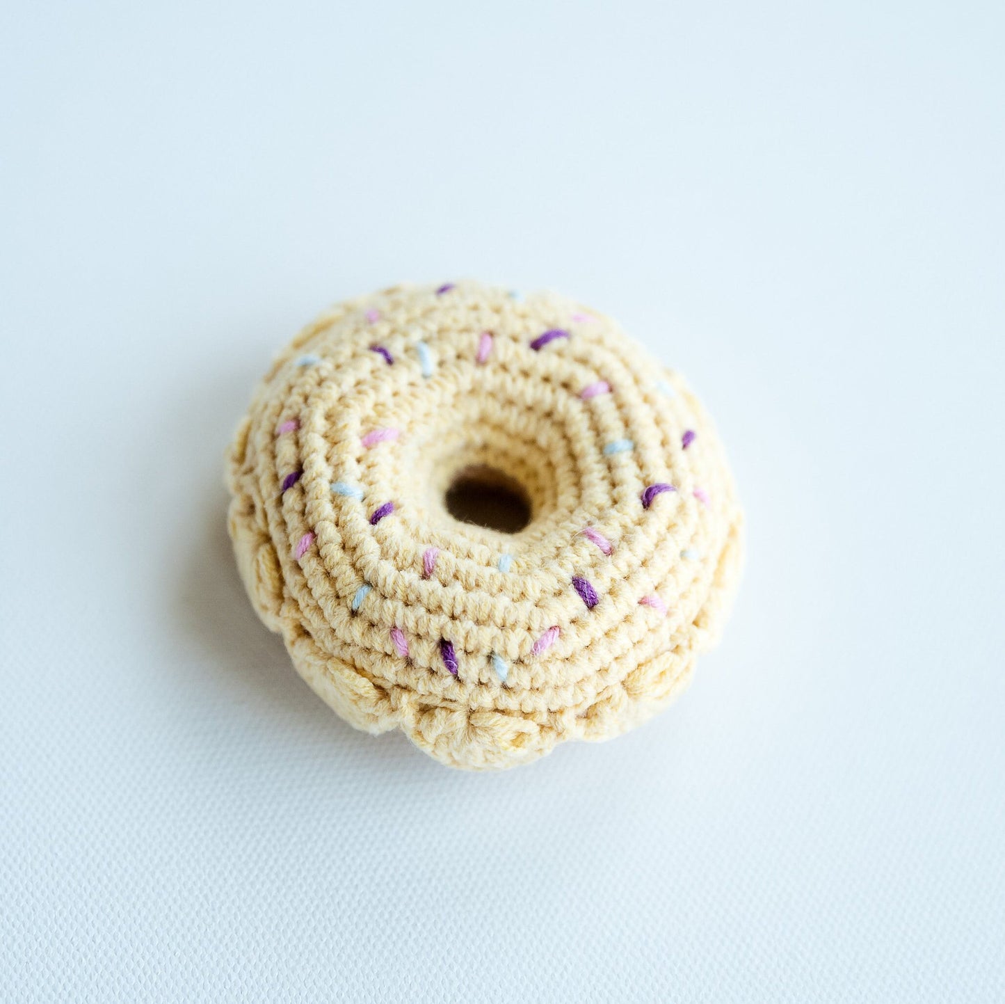 Donut Toy Pretend Kitchen Food Toy Kawai Donut Toy Play Food Stuffed Donut Crochet Montessori Toy Unique Amigurumi Sensory Toy Gift Guide