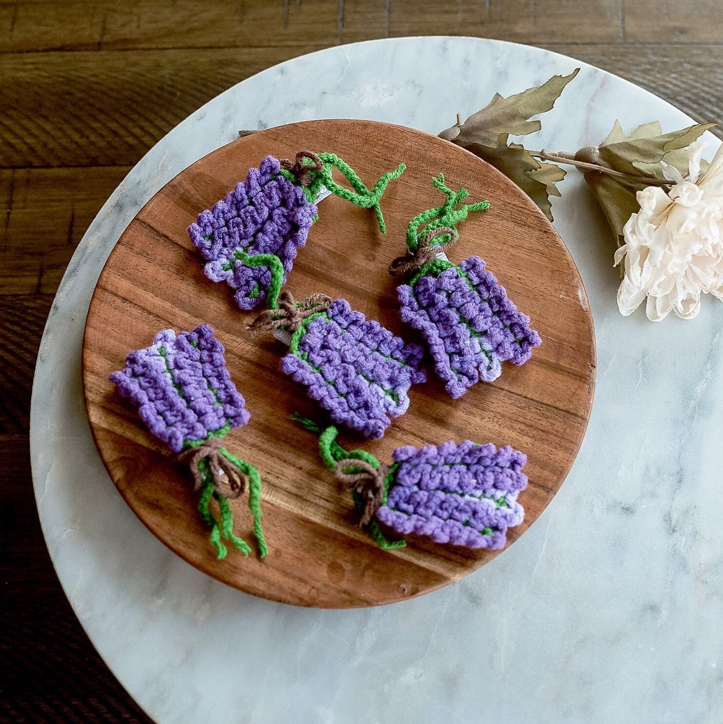 lavender flower hair clip Lavender Hair Clips