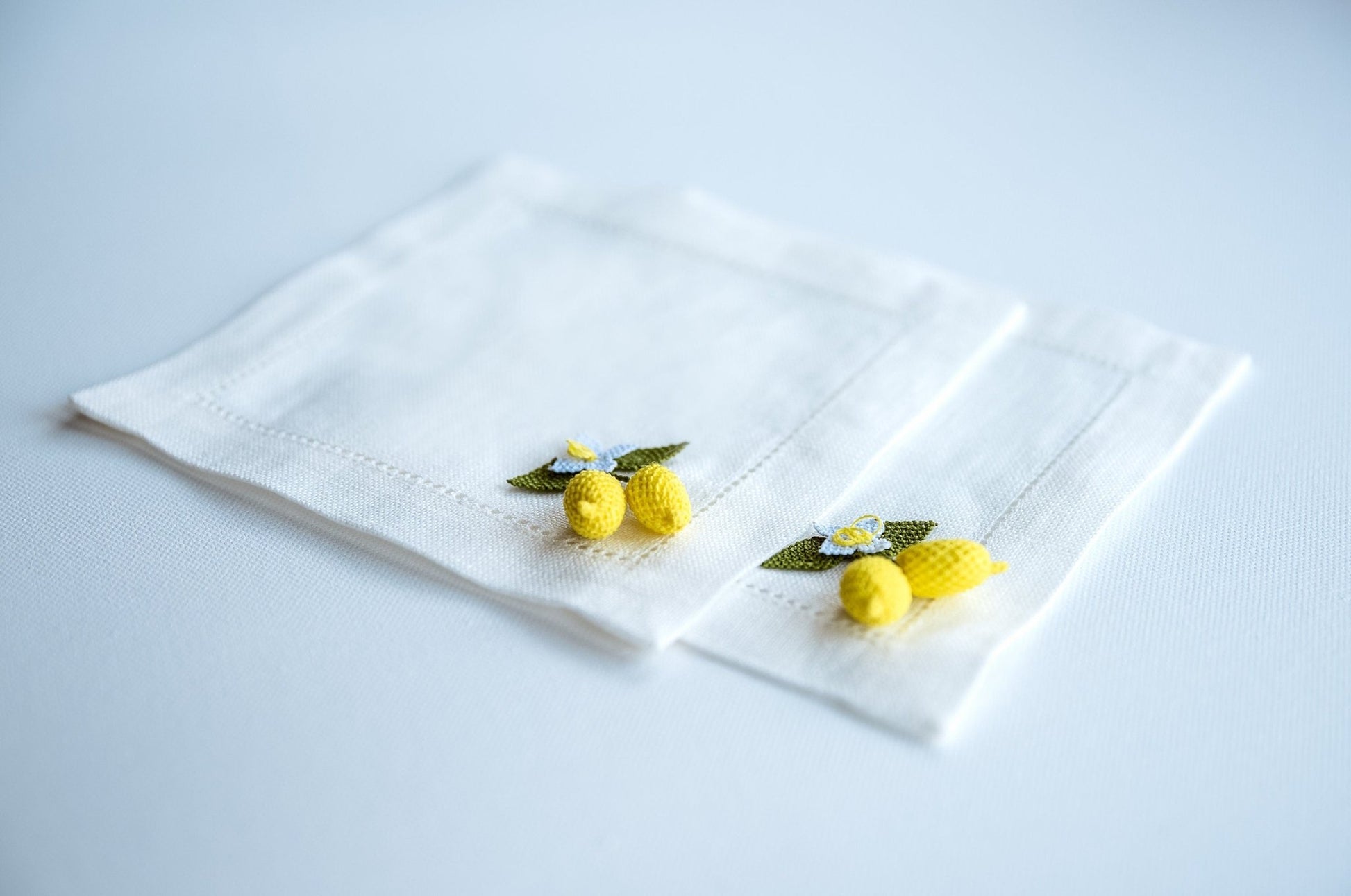 Lemon Cocktail Napkins - Hemsin Atelier