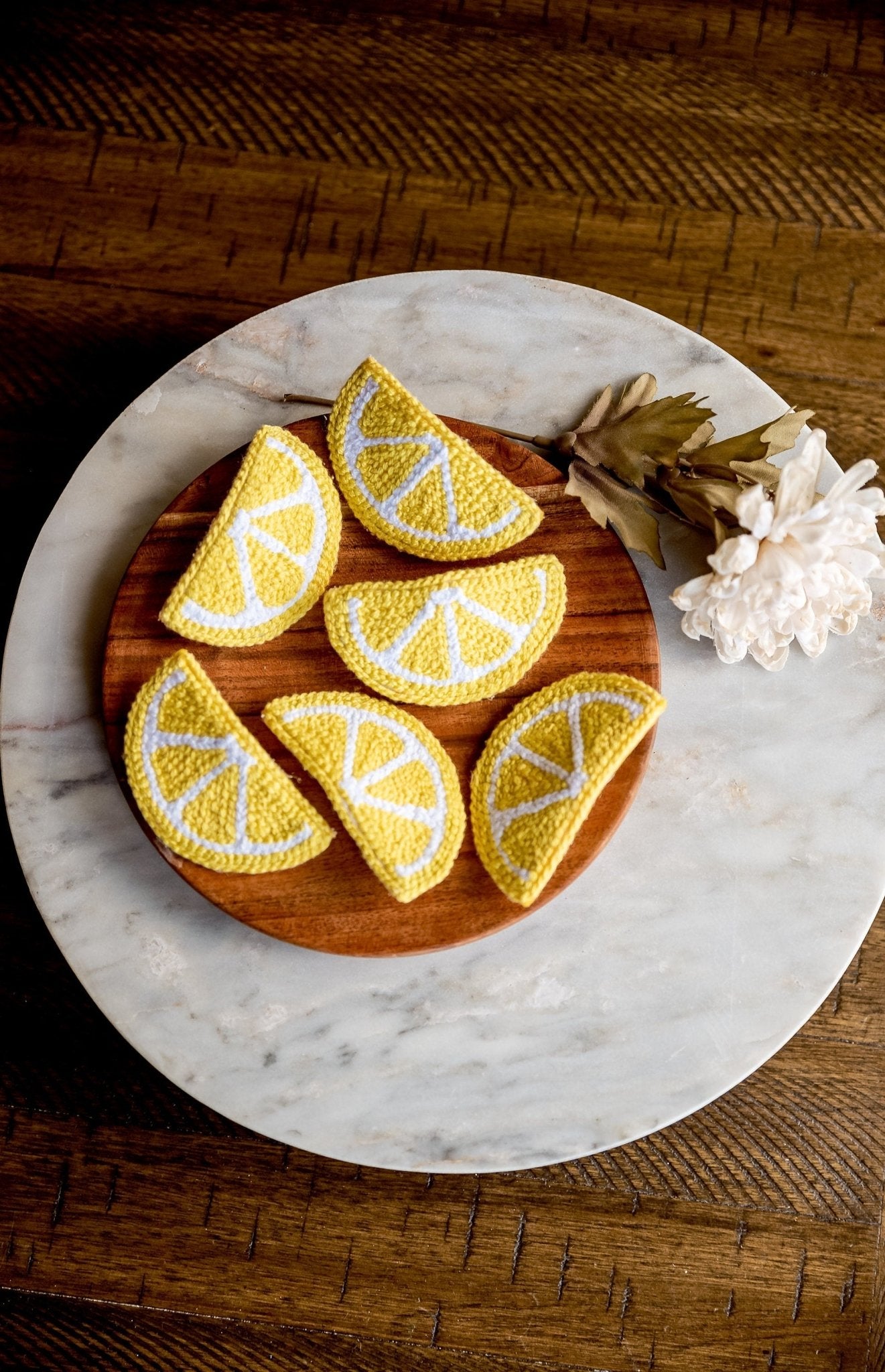 Lemon Slice Hair Clips Hemsin Atelier