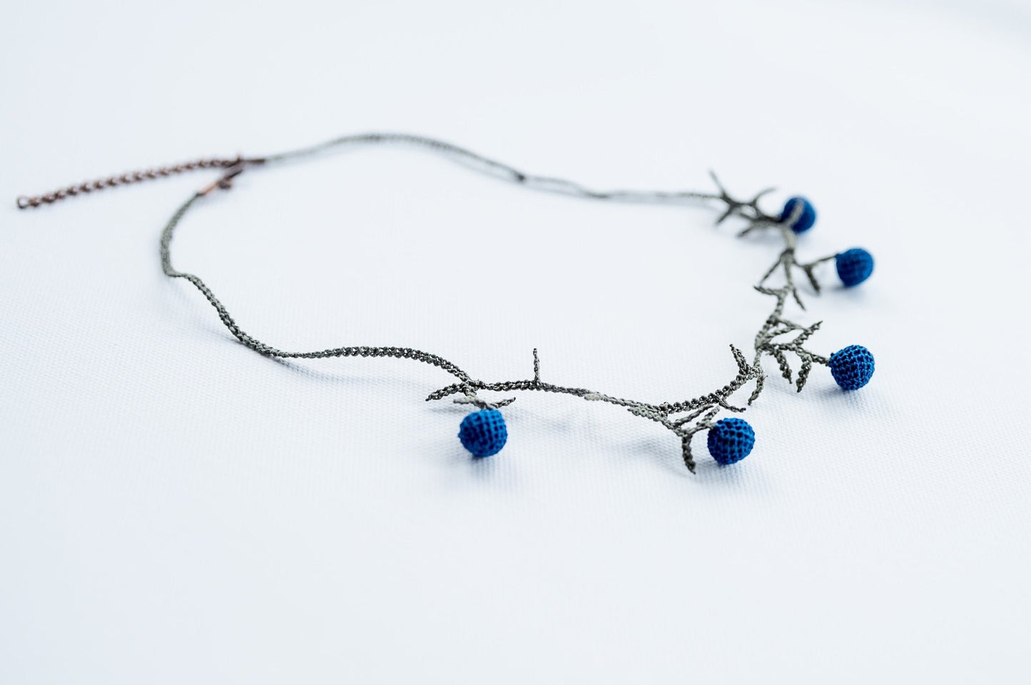 Minimal Crochet Necklace - Hemsin Atelier