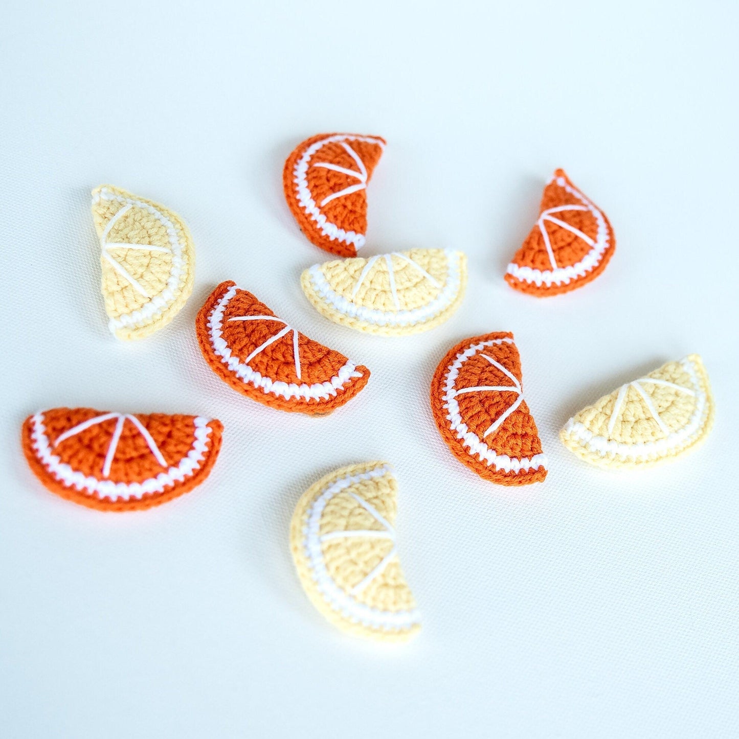 Orange and Lemon Hair Clips - Hemsin Atelier