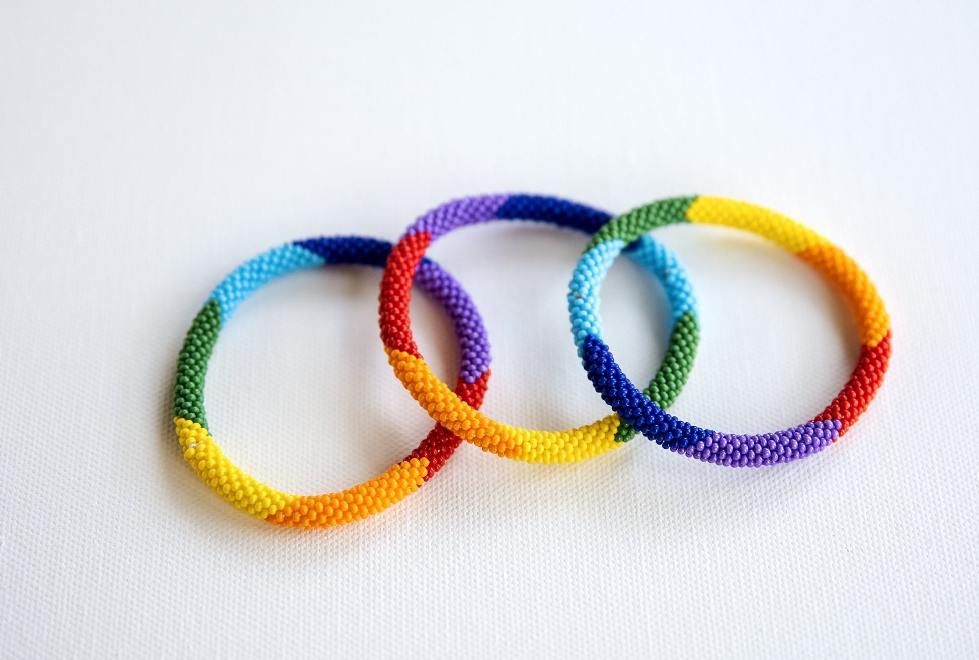 Rainbow Necklace Rainbow Bracelet Colorful Necklace Pride Necklace Pride Bracelet LGBTQ+ Necklace Bracelet Set Bold Pride Rainbow Necklace - Hemsin Atelier