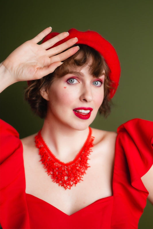 Red Coral Necklace - Hemsin Atelier