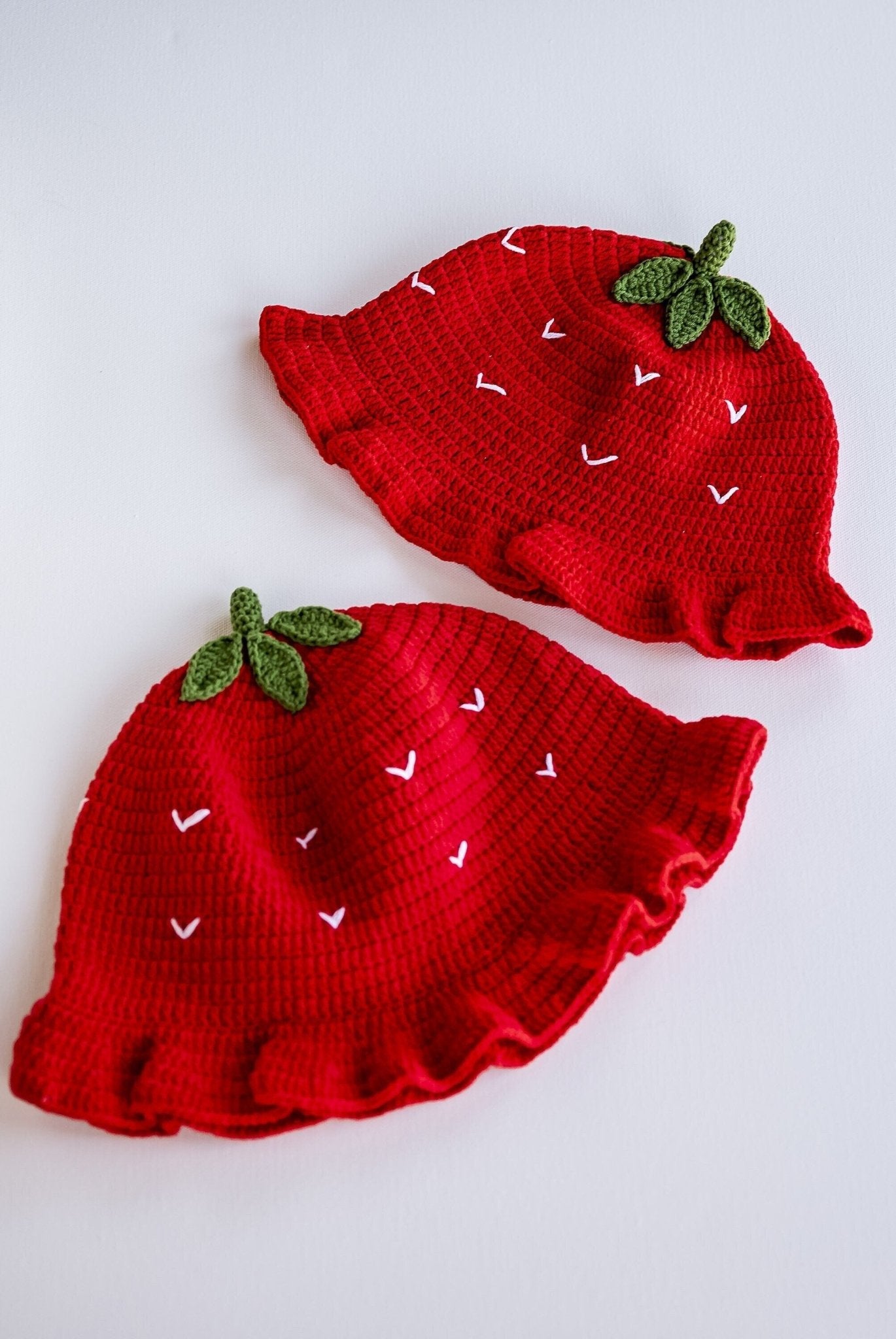 Strawberry Bucket Hats - Hemsin Atelier