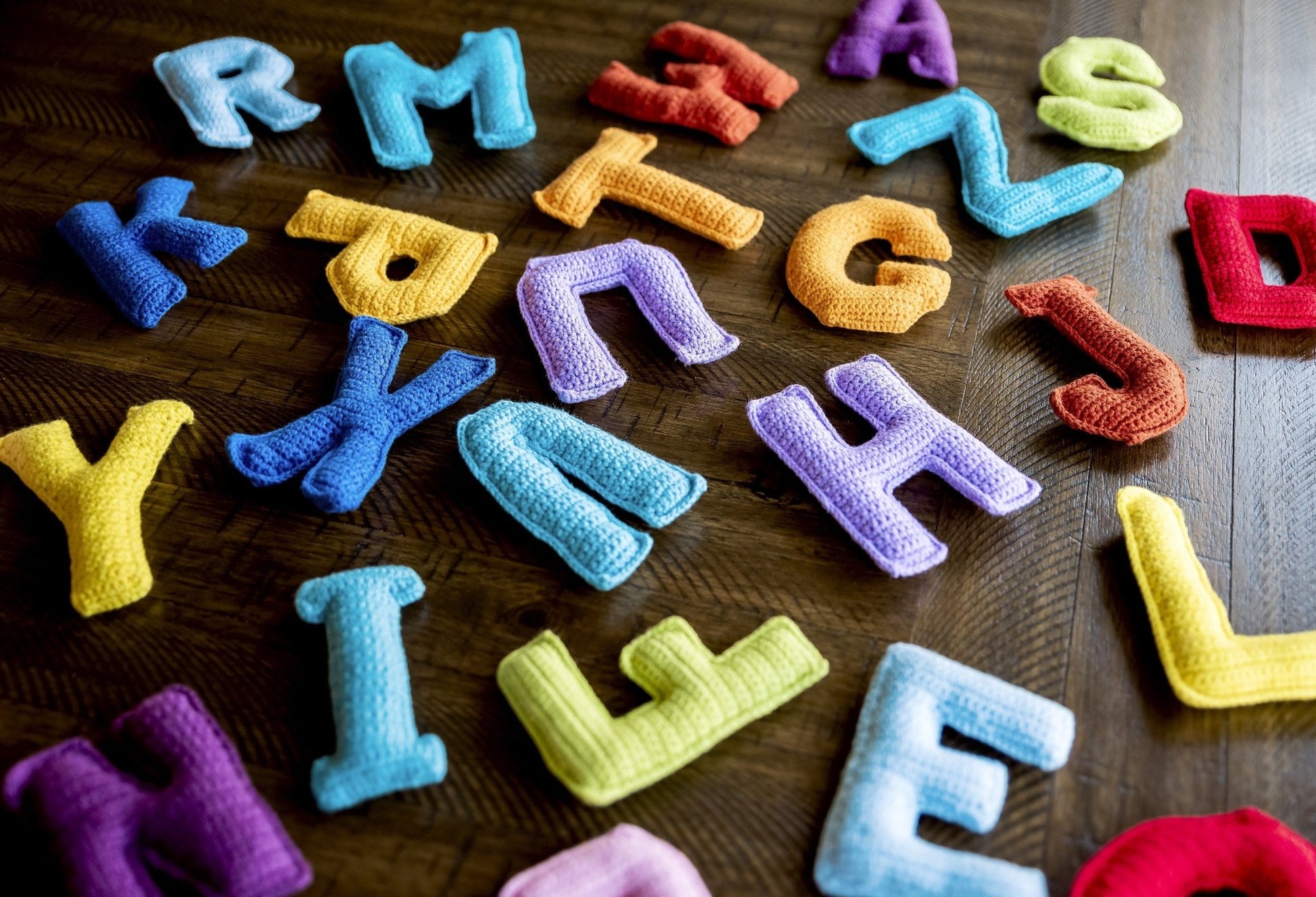Stuffed Crochet Alphabet Letters - Hemsin Atelier