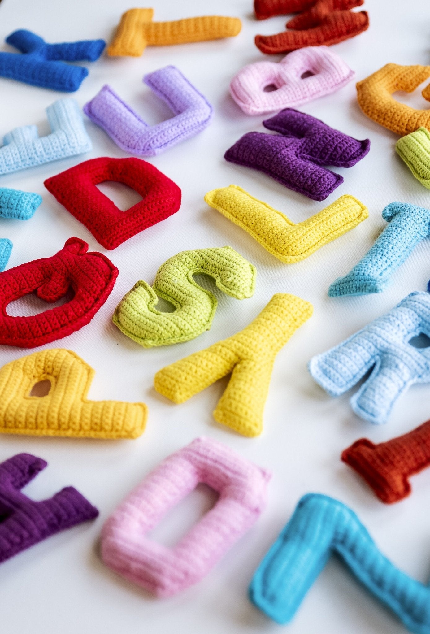 Stuffed Crochet Alphabet Letters - Hemsin Atelier
