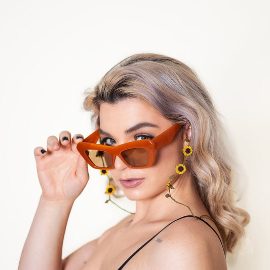 Sunflower Eyeglass Chain - Hemsin Atelier