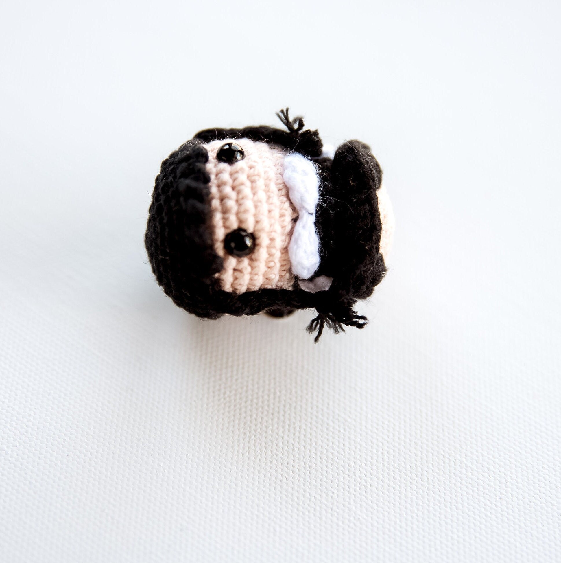 Wednesday Hair Clip 3D Wednesday Hair Clip Addams Family Hair Clip Spooky Wednesday Addams Hair Snap Amigurumi Wednesday Kids Hair Barrettes - Hemsin Atelier