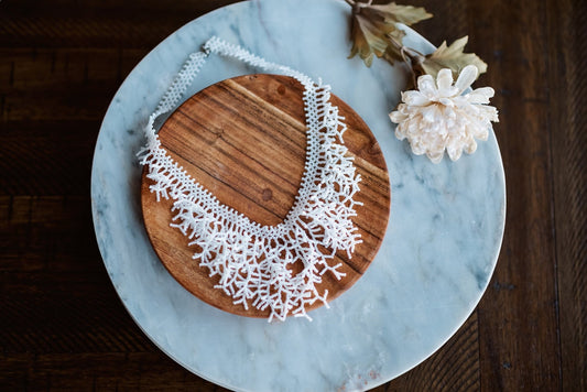 White Coral Necklace - Hemsin Atelier